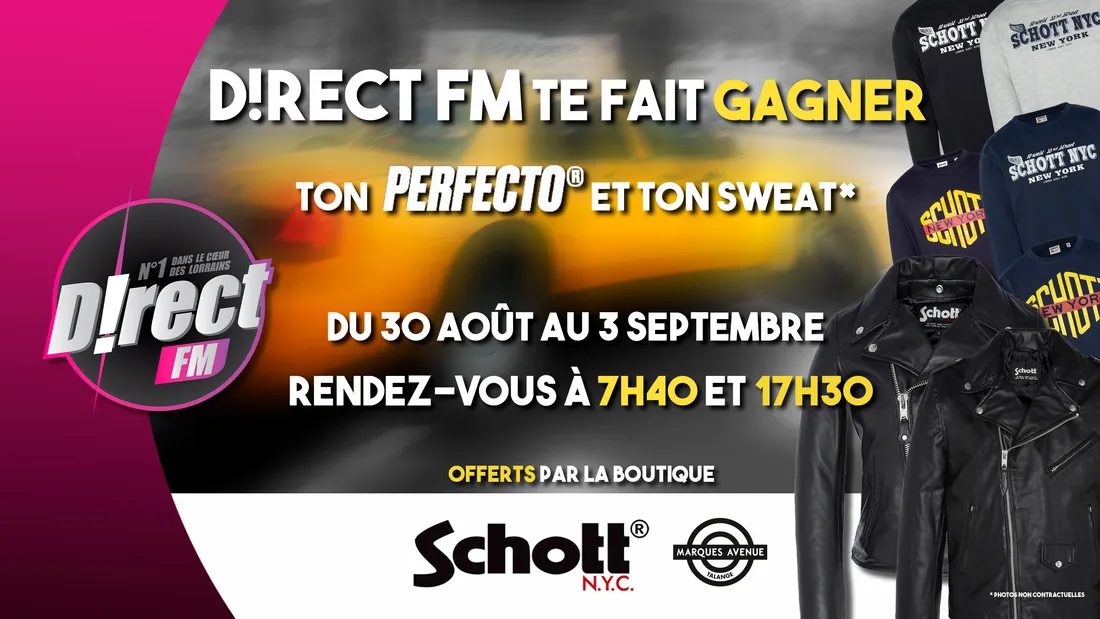 Gagnez votre perfecto avec votre magasin SCHOTT STORE à MARQUES AVENUE TALANGE 